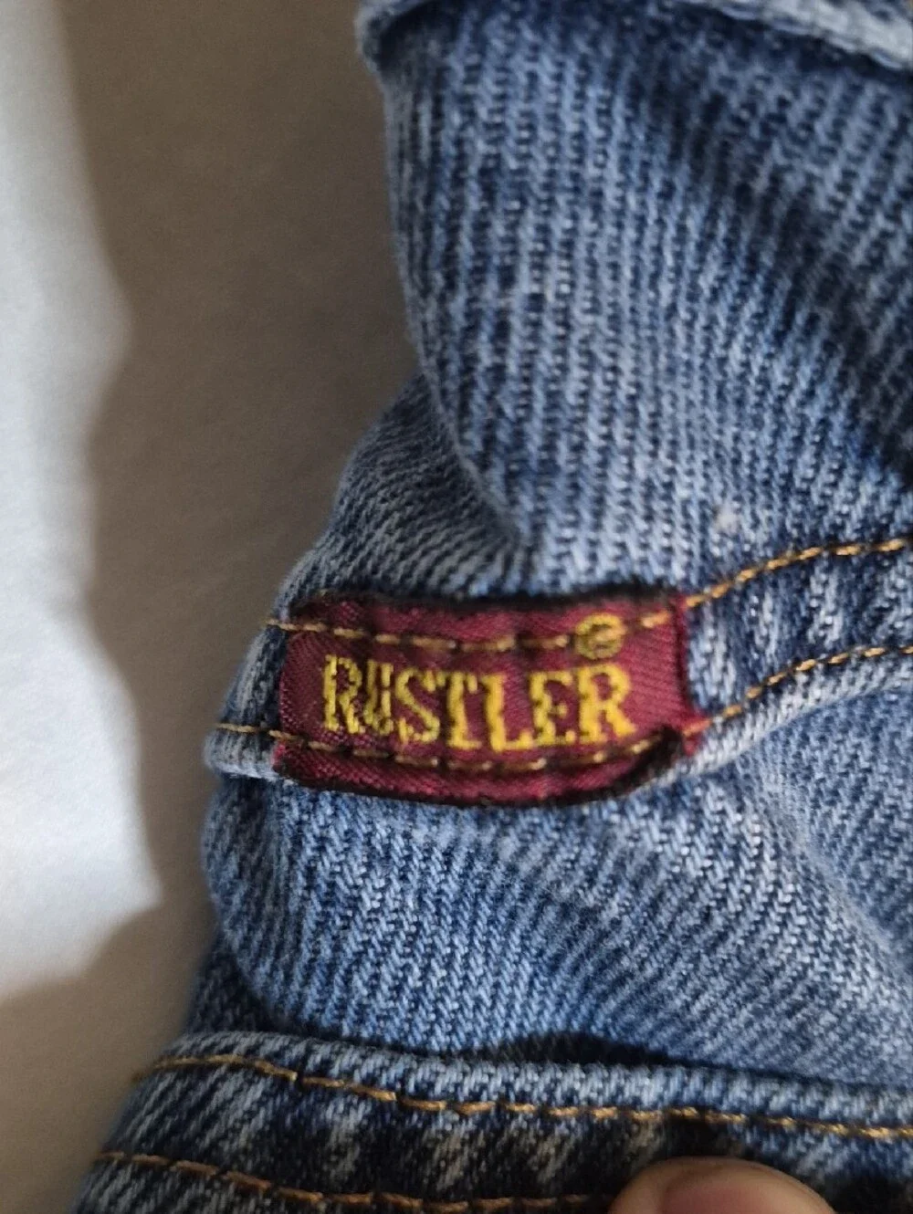 Rustler Men's Straight-Leg Denim Jeans in Blue